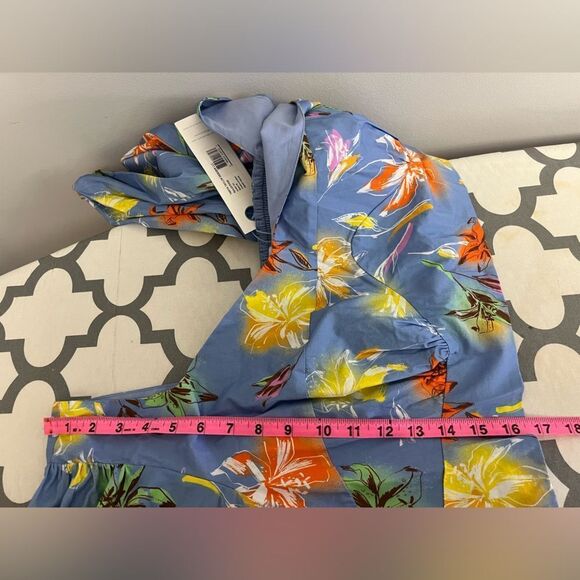 TANYA TAYLOR Aileen Stretch Poplin Crop Top NWT Size 16 - Picture 7 of 11